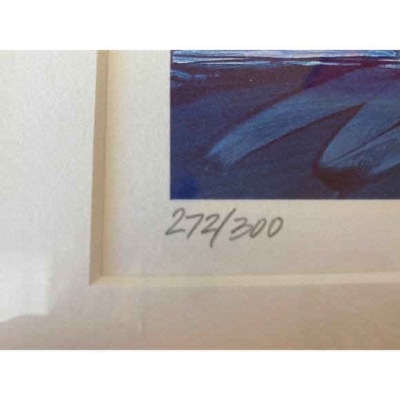 Framed Scott Hile Limited Edition Art Print "Orange" 272/300 Signed - Picture 4 of 4